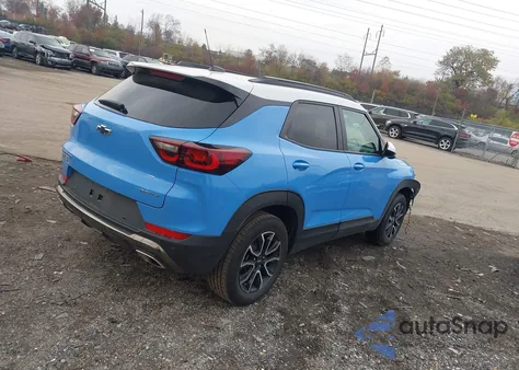 2024 Chevrolet Trailblazer Awd Activ z USA, uszkodzony, nr VIN KL79MSSL5RB114380